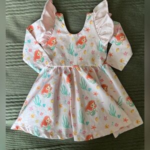 NWOT Disney Monica + Andy Bestselling Let’s Dance Dress in Pink Ariel 🧜🏼‍♀️